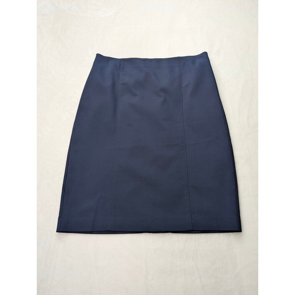 NWT Van Heusen Navy Blue Stretch Pencil Skirt - Women’s Size 8